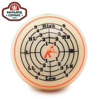 Шар тренировочный Pool Aramith Jim Rempe 57,2мм (блистер)