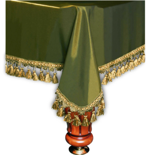 Покрывало Венеция 12фт шёлк олива