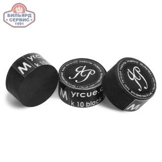 Наклейка для кия Р. Якимова K10 Black ø13,5мм Medium в индивидуальной упаковке 1шт.