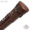 Тубус QK-S Musketeer 1x1 с отделением для удлинителя коричневый аллигатор