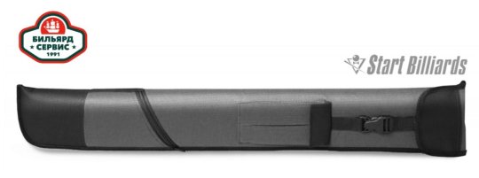 Чехол для кия 1-12 1х1 серый