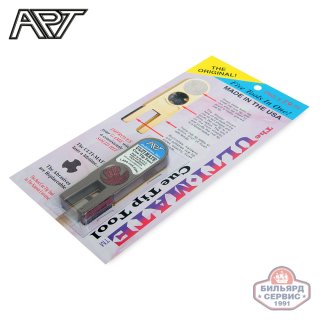 Инструмент для обработки наклейки Ulti-Mate Cue Tip Tool бронза