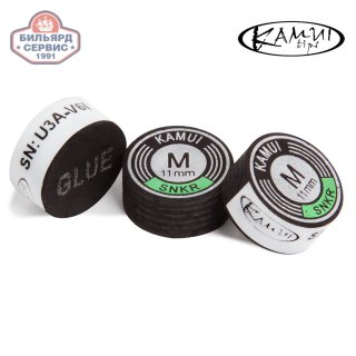 Наклейка для кия Kamui Snooker Black ø11мм Medium 1шт.