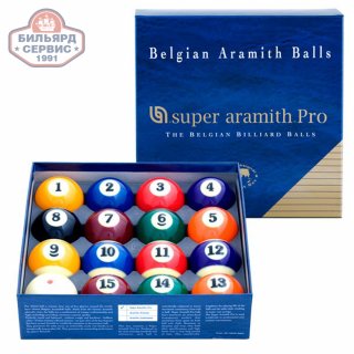 Шары Super Aramith Pro Pool 57,2 мм. (комплект)