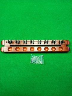 Киевница настенная  для 8 киев дуб махагон