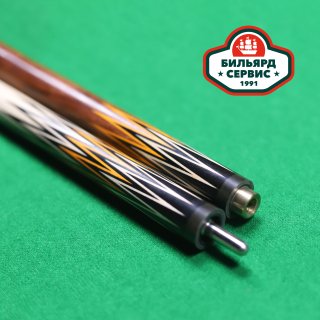 Кий мастер Роман Королёв корона спорт (чёрный граб, палисандр, оранж, граб)