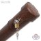 Тубус QK-S Musketeer 1x1 с отделением для удлинителя коричневый аллигатор