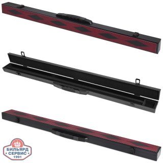 Кейс Fortuna Montana 1x1 черный/бордовый W11R72-13P