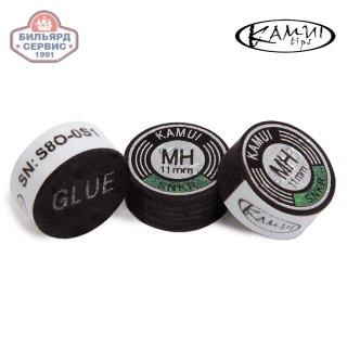 Наклейка для кия Kamui Snooker Black ø11мм M/H 1шт.