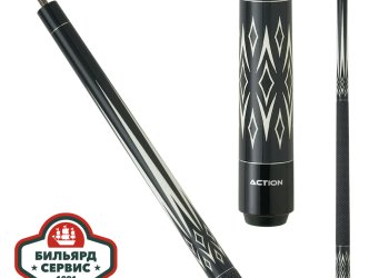 Кий Action BW15 Black and White (пул)