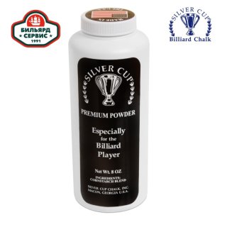 Тальк бильярдный для рук Silver Cup Premium Powder 8oz