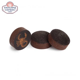 Наклейка для кия прессованная Б.Арисова Pyramid Medium ø13мм 1шт.