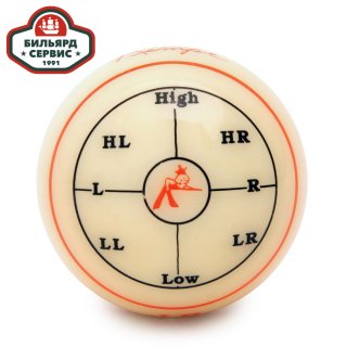 Шар тренировочный Pool Aramith Jim Rempe 57,2мм (блистер)