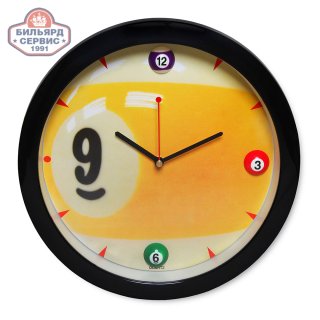 Часы Бильярд SN5025 ø29,5см