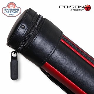 Тубус Poison Armor Velcro 1x1 красный/чёрный