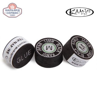 Наклейка для кия Kamui Black ø13мм Medium 1шт.