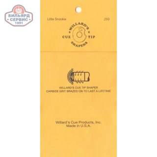 Инструмент для обработки наклейки Willard's Cue Tip Shapers Snookie