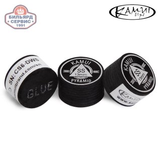 Наклейка для кия Kamui Pyramid Black ø13мм Super Soft 1шт.