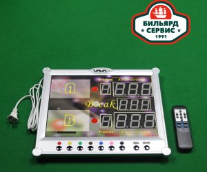 Электронный счет для снукера//Electronic snooker scoreboard