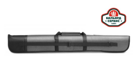 Чехол для кия 1-13 1х1, 2PC, серый/черный