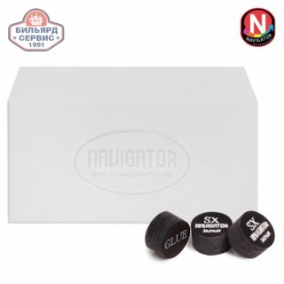 Наклейка для кия Navigator Black Snooker ø11мм SX Extra Super Soft 1шт